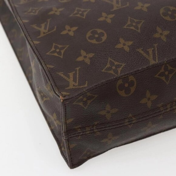 LOUIS VUITTON Monogram Sac Plat Hand Bag M51140 LV Auth BA5844 - Picture 5 of 15